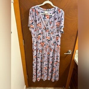 Cute maxi summer sun dress